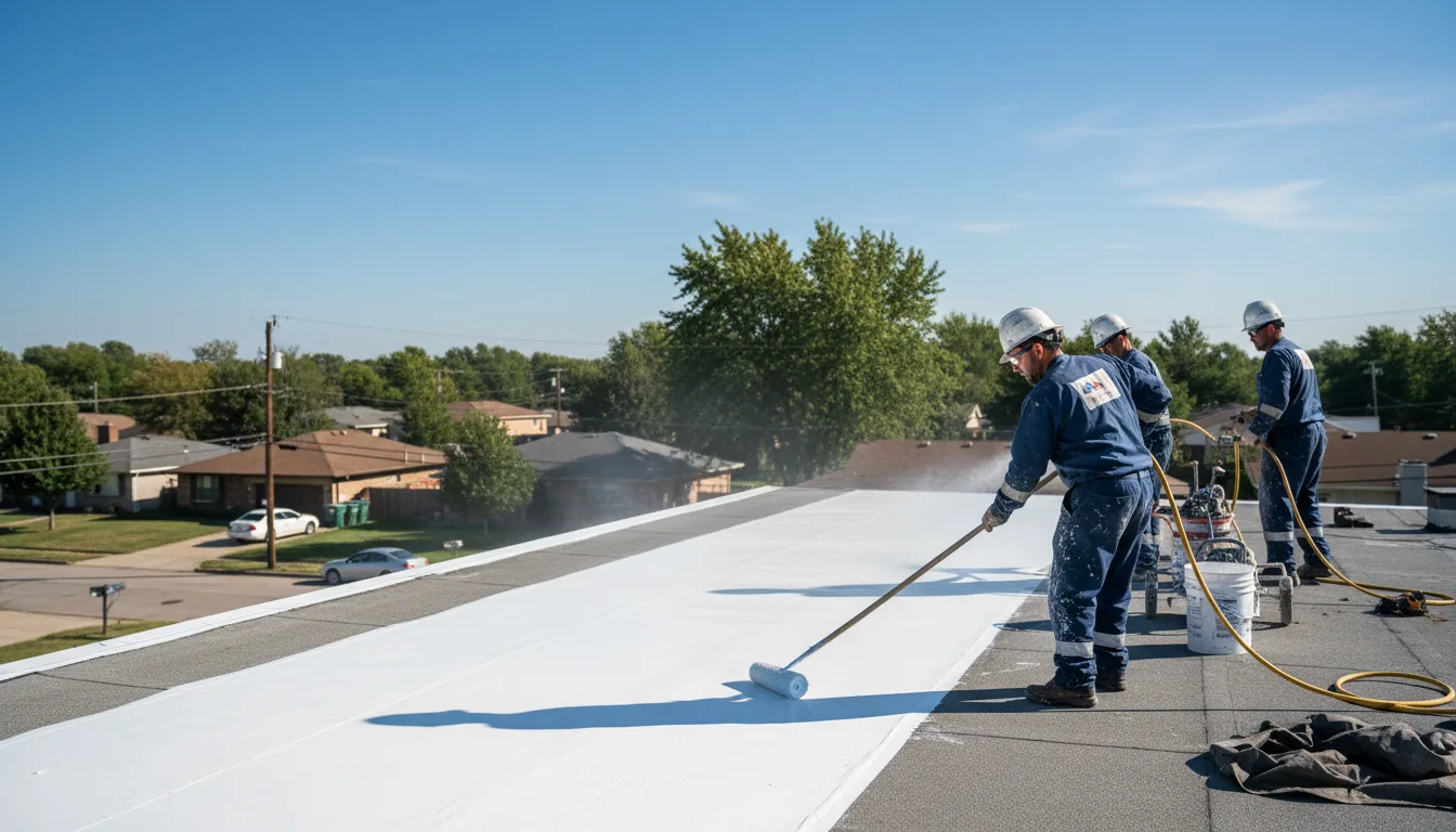 Commercial roof coating in Newton Falls, OH near me